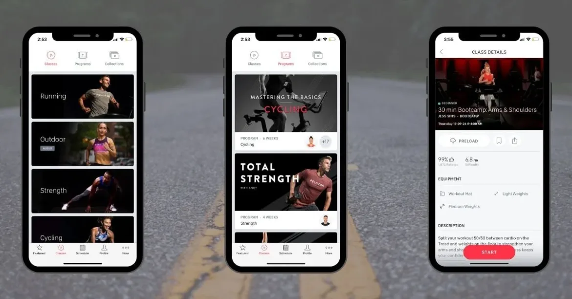 peloton app